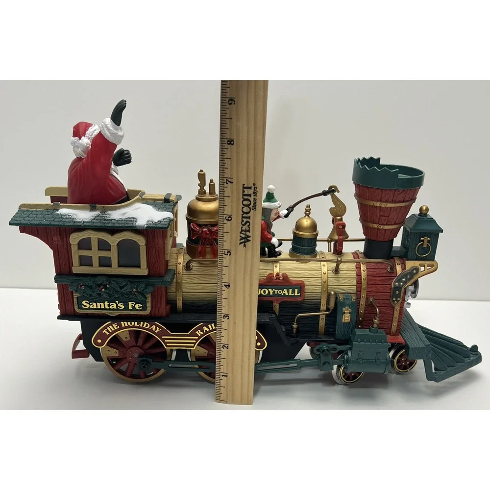 New Bright The Holiday Express Animated Train Car #387 Santa's Fe 
